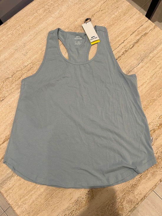 Slazenger Tops - NEW 🆕 Slazenger Light Blue Racerback Tank Top - Women's - size XL 95% cotton